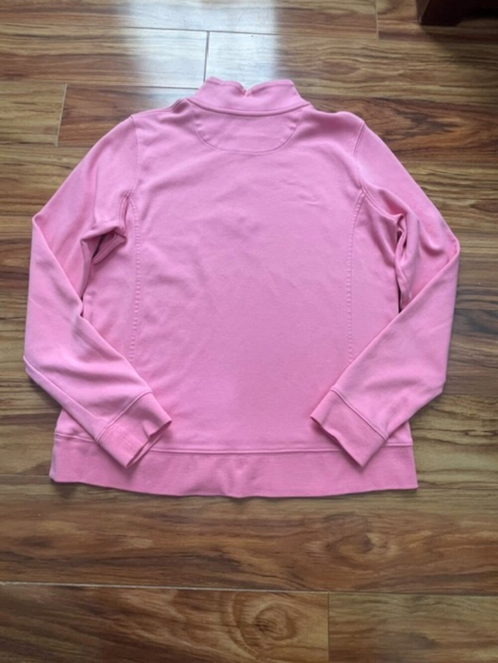 Vineyard Vines Women's 1/4 Zip 100% Cotton Pullover Sweatshirt, Pink, Size M - Picture 2 of 6